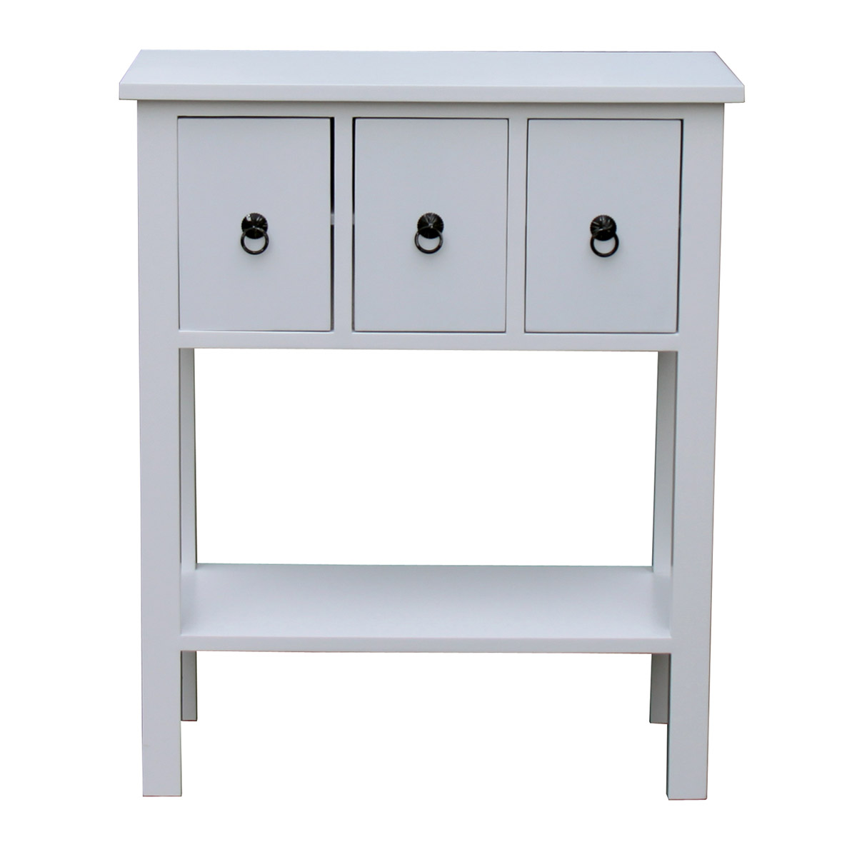 white Side table